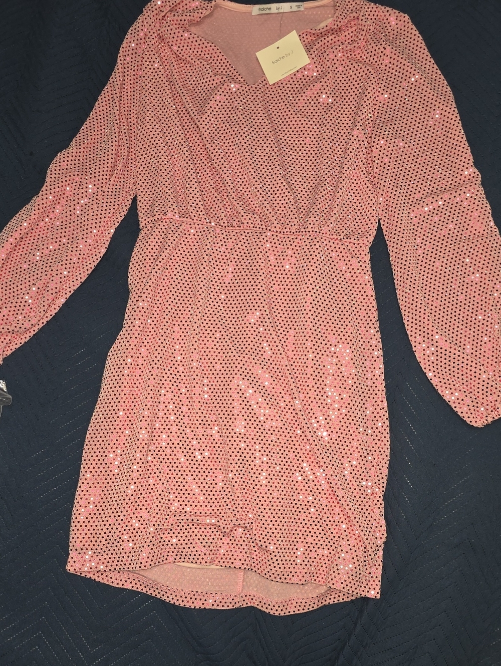 Sequin Midi Dress in Pink by ASTR the Label